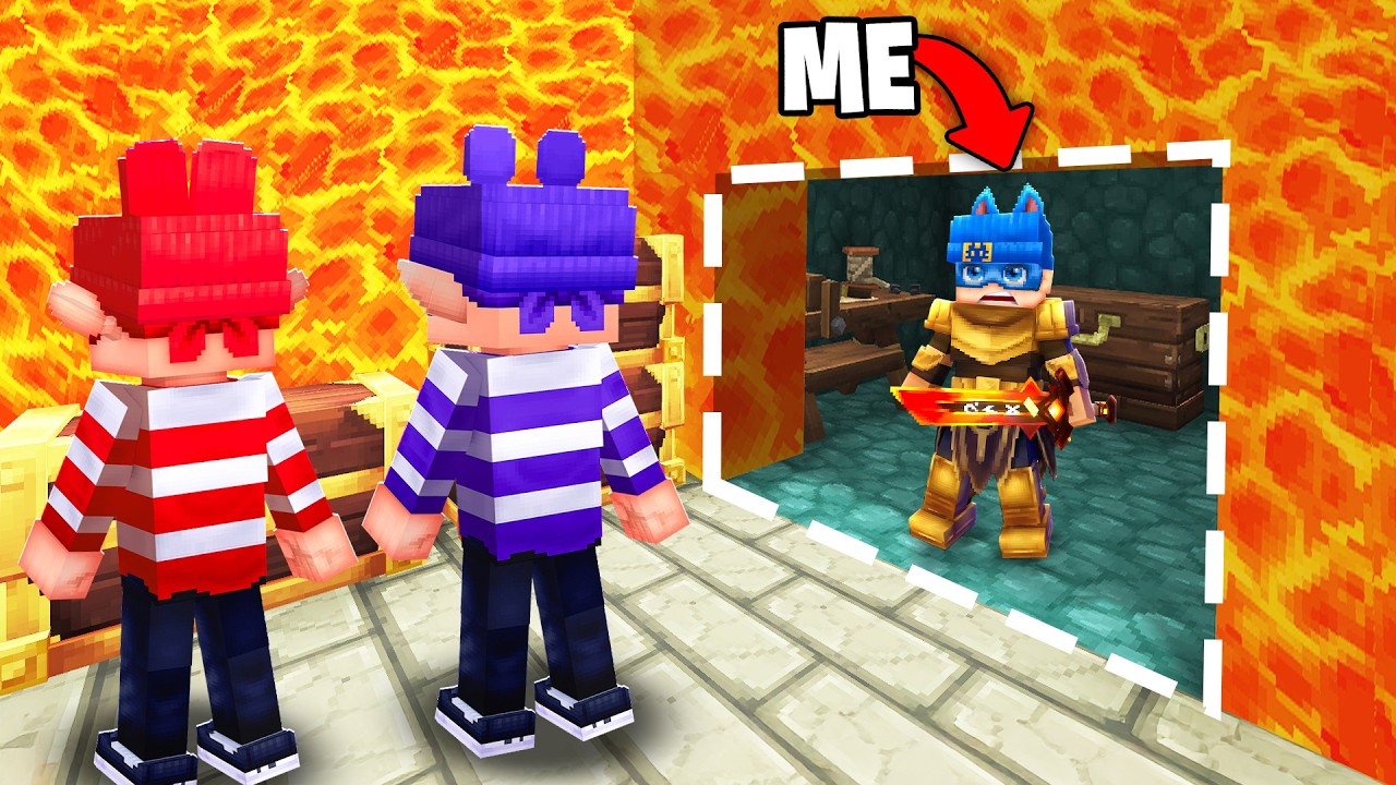 I Built a SECRET UNDERGROUND BASE to Hide From my EVIL BEST FRIENDS in HYTALE!