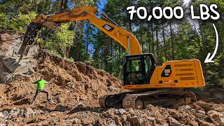 We Rented The BIGGEST Excavator We Could Find...