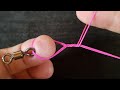 3 very easy fishing knots | Strenght: 200%