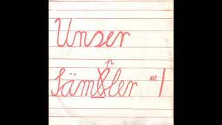 UNSER SÄMB̶PLER NO.1 [BREMEN SAMPLER NR. 1] (compilation LP, 1981)