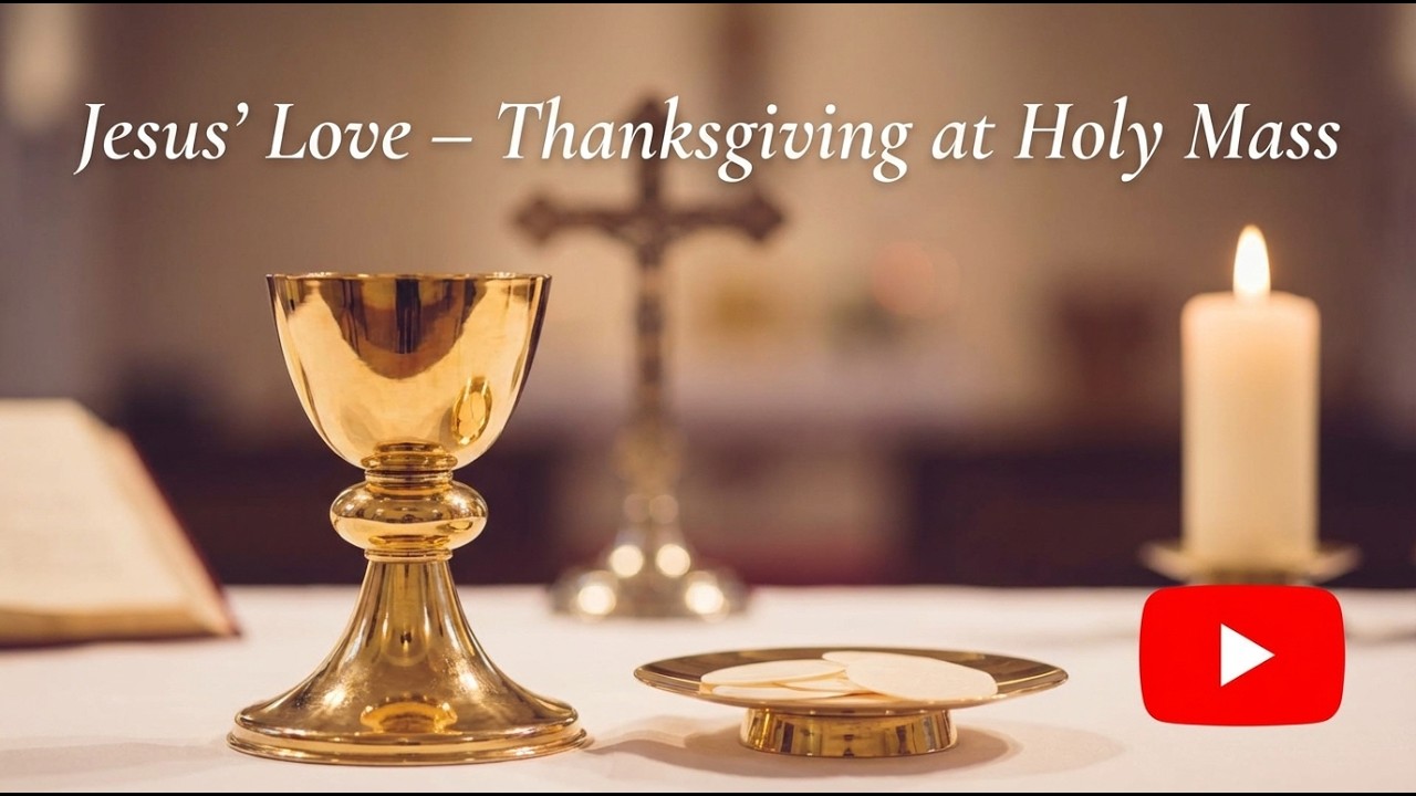 ✝️ Jesus’ Love – Thanksgiving at Holy Mass