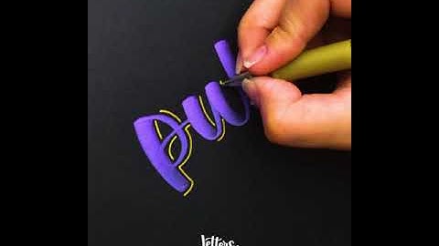 Amazing & Satisfying Calligraphy Letterings #Calligraphy #CreativeCalligraphy #Calligraphyasmr