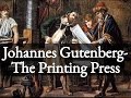 Johannes gutenberg the printing press