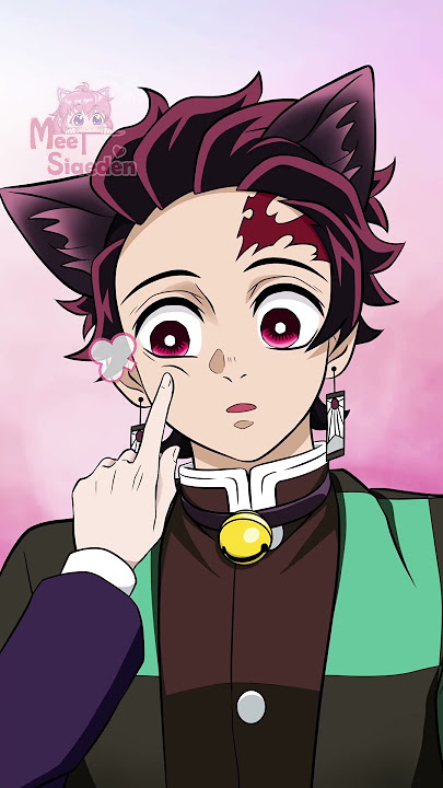 😻Meow I Tanjiro x Kanao 🔥🦋 ニャー #KimetsuNoYaiba #DemonSlayer #halloween