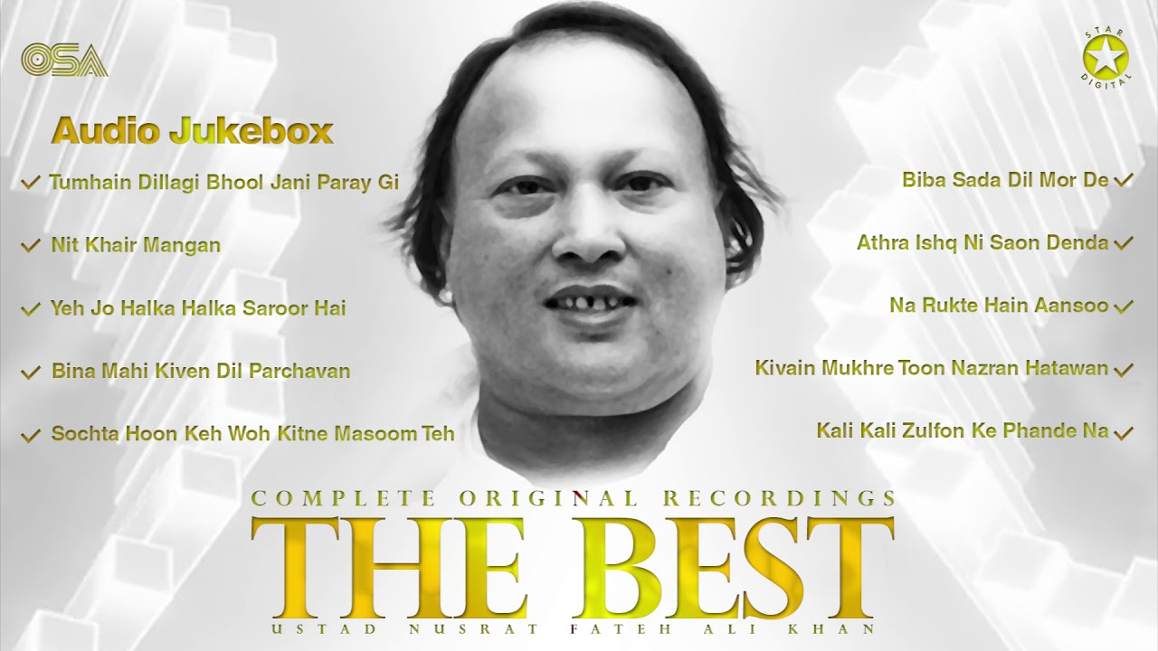 Complete Original Recordings   THE BEST  Audio Jukebox  Nusrat Fateh Ali Khan  OSA Worldwide