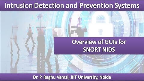 38 Overview of GUIs for SNORT NIDS