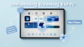 Tab S10 Fe+ Customization| Blue theme 🩵ིྀ°‧🫧⋆.ೃ࿔*:･ screenshot 3