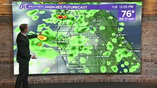 Noon update: Tornado watch in effect until 7 p.m. across central Florida