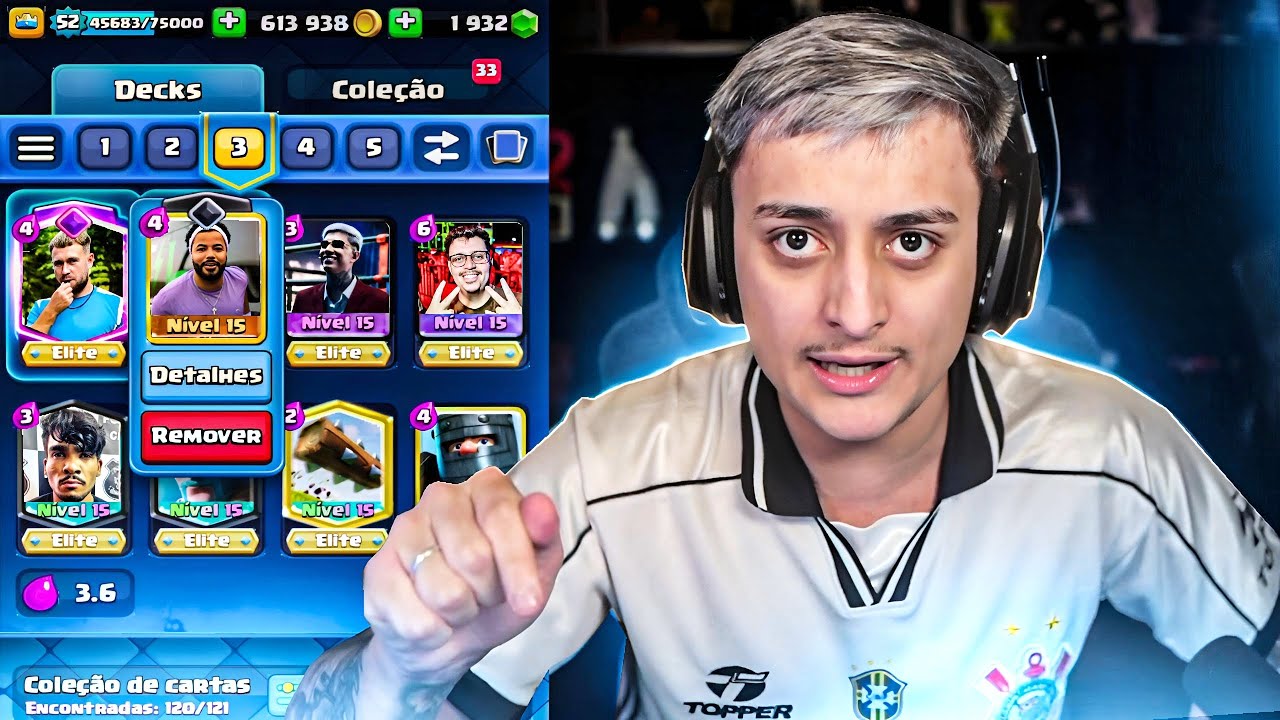 DONA JOGANDO CLASH ROYALE: FICOU IMPOSSÍVEL KKKKKKKKK