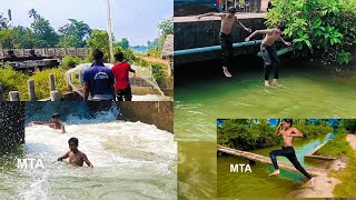 Desi Bath Village Bath And Fishing In C