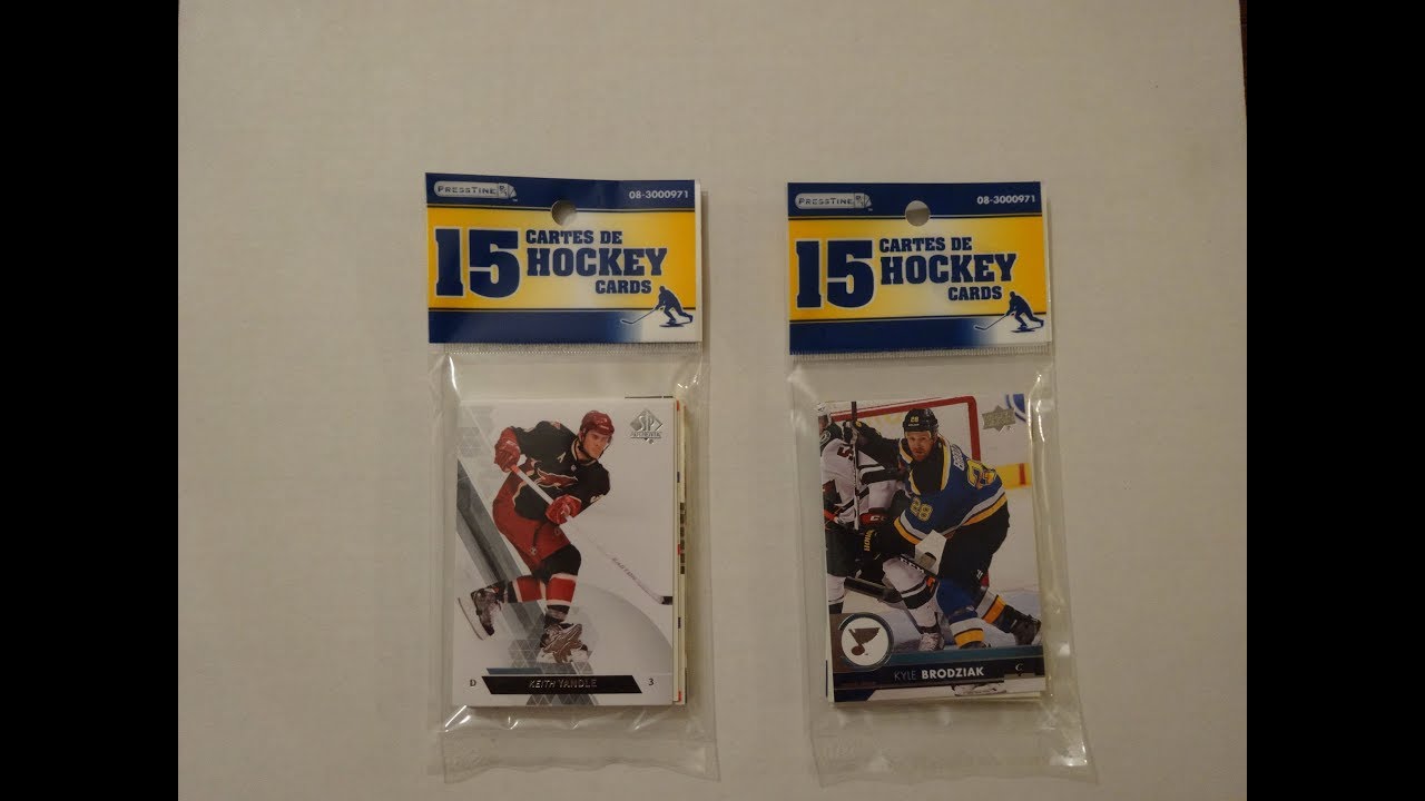 Pack Opening 91 TWO Dollarama 15Packs of Hockey Cards YouTube