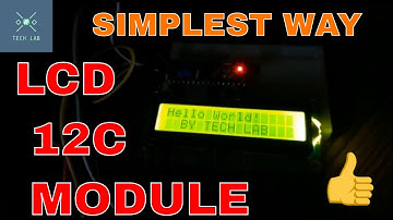 How to use LCD1602 with I2C module for Arduino || I2C MODULE WITH LCD DISPLAY USING ARDUINO