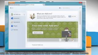 How to update Mozilla® Firefox extensions in Windows® 8.1