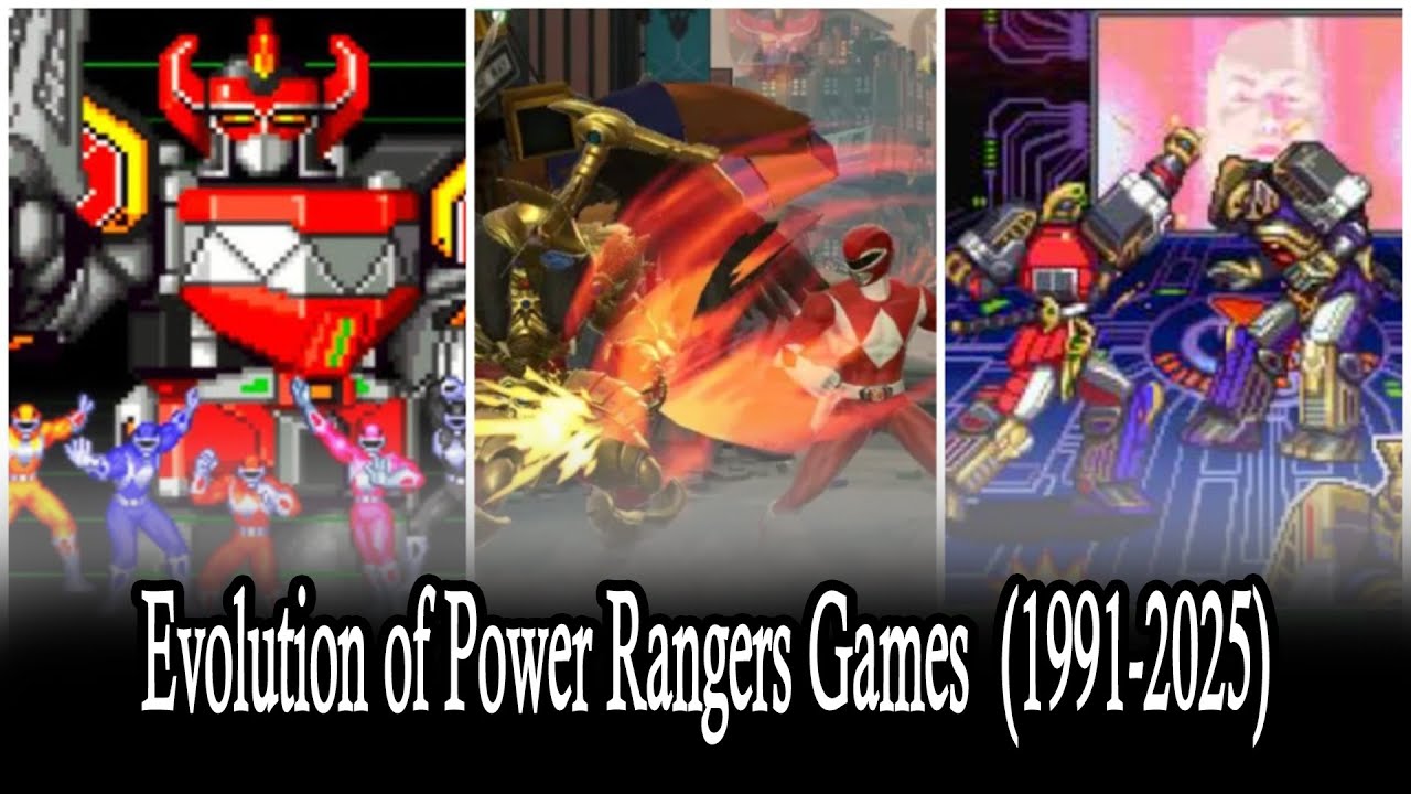 Evolution of Power Rangers Games (1991-2025) - YouTube