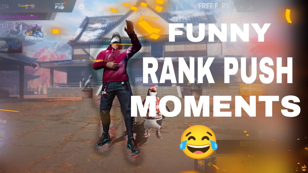 FREE FIRE BR -RANK MATCH || FUNNY RANK PUSH MOMENTS 😂|| - YouTube