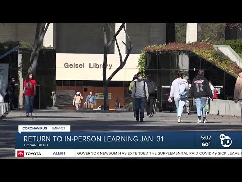 UC San Diego confirms Jan. 31 return to campus