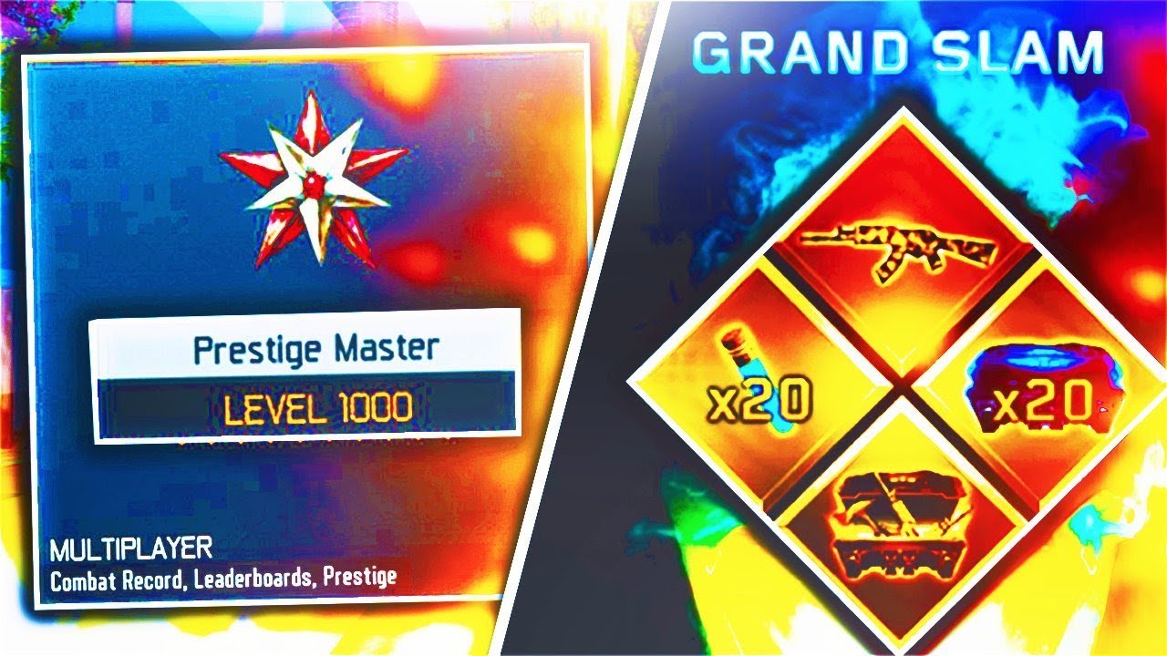 LEVEL 1000 opens NEW GRAND SLAM supply drop bundle... (Black Ops 3 NEW DLC Weapons)