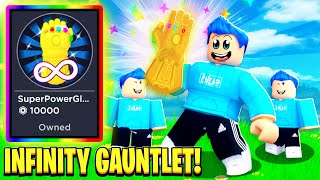 Buying THE 10K ROBUX INFINITY GAUNTLET In Attack Simulator!! (Roblox)