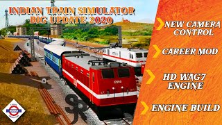 New Update Indian Train Simulator 2020 | New Career Mode And Camera Control Button screenshot 1
