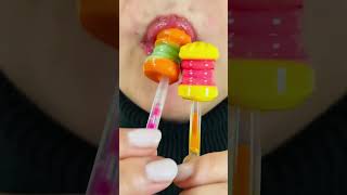 asmr 2 LOLLIPOPS eating sounds mukbang food