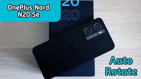 Auto Rotate Screen In Oneplus Nord N20 Se, Rotate Screen Setting In Oneplus Nord N20 Se,