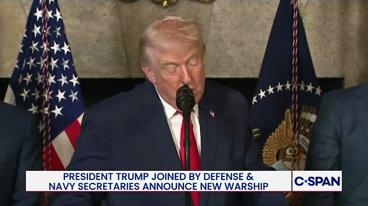 President Trump Announces "Golden Fleet" Battleships for U.S. Navy