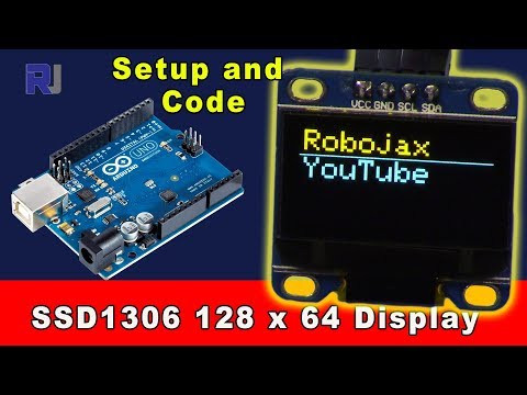 How to use SSD1306 128x64 OLED Display I2C with Arduino code
