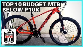 Top 10 Budget Mountain Bikes under ₱10,000 | Philippines ??