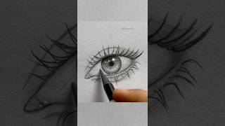 How to Draw an Eye with Pencil #shorst #drawing
