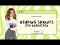 Read with me livestream  readathon reading sprints