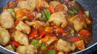 Chicken Bites with Sweet and Sour Sauce | CRISPY