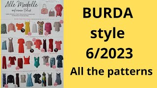 #burdastyle New Burda Style June 6/2023 full review #Burda6