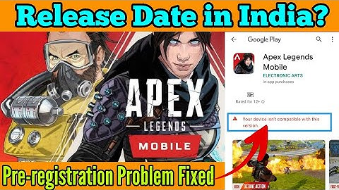 Pre Register Problem Solved | Apex Legends Mobile Release Date in India