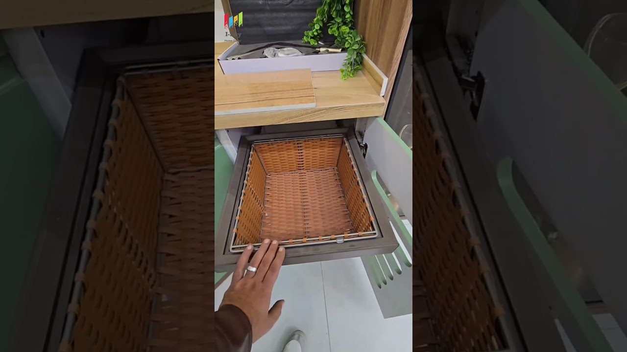 Transform Your Kitchen with Wicker Baskets 🧺 | Smart Kitchen Organization Ideas 