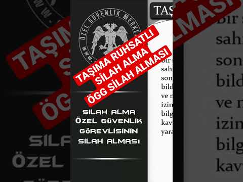 Taşıma Ruhsatlı Silah