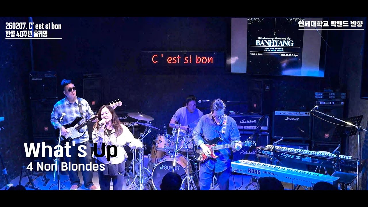 [4K] What's Up (Cover 4 Non Blondes) - 연세대학교 락밴드 반향