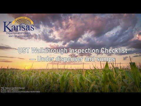 Completing the Walkthrough Inspection Checklist: Spill Basins, Under Dispenser, and Sumps