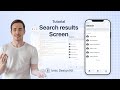 How to Create a Search Results Screen | Ionic Design Kit