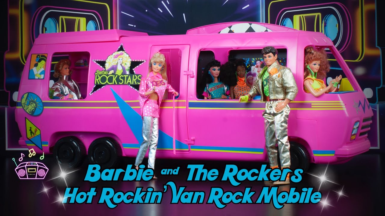 barbie and the rockers van