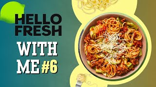 HelloFresh with me No. 6 - Pork Sausage Spaghetti Bolognese!
