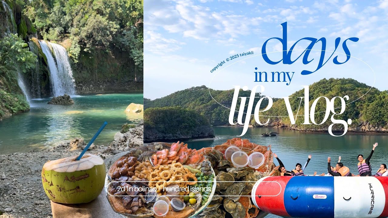 Мини-видеоблог о путешествии 🌊 | Сотня островов + Болинао 🌺, путешествие по островам и водопады 🍃