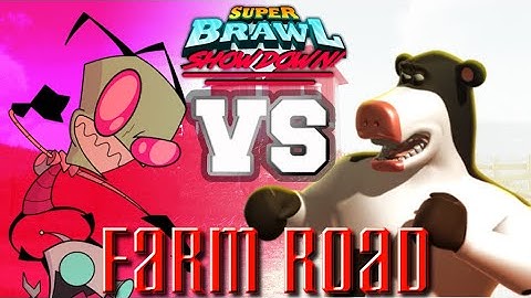 Invader Zim vs Otis | Super Brawl Showdown v0.3.0b Full Match Gameplay