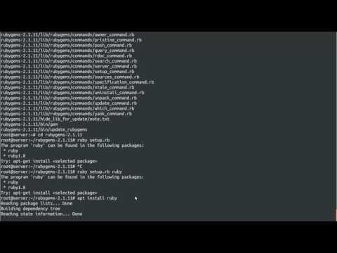 How to Install RubyGems 2.1.11 on Ubuntu from source