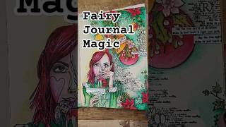 Fairy journal magic!  #artjournalideas #fairies #christmascrafts