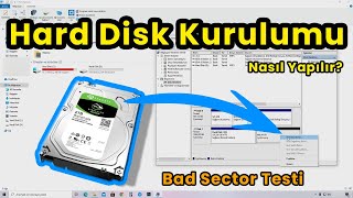 Hard Disk Bilgisayar Kurulumu Nasıl Yapılır? Tanımlama ve Hard Disk Testleri