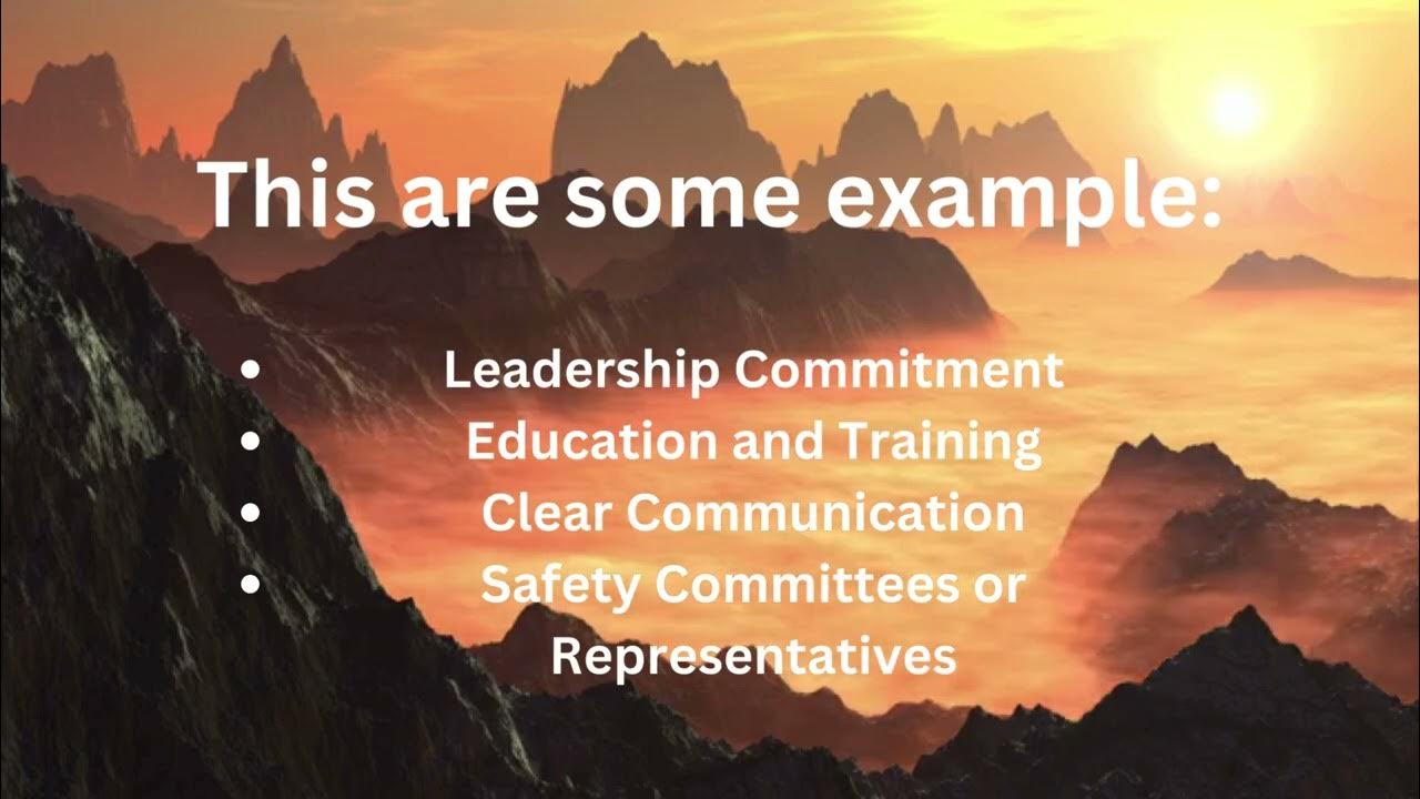 SHORT VIDEO OF SAFETY CULTURE YouTube