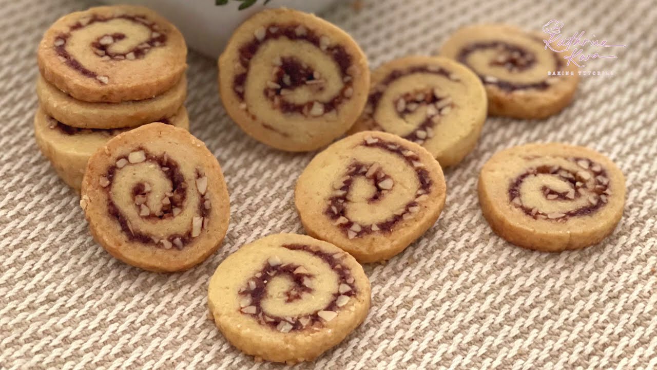 Cinnamon Roll Cookies / Almond Cinnamon Roll Cookies 肉桂卷饼 / 杏仁肉桂卷曲奇/CNY Cookies/过年饼