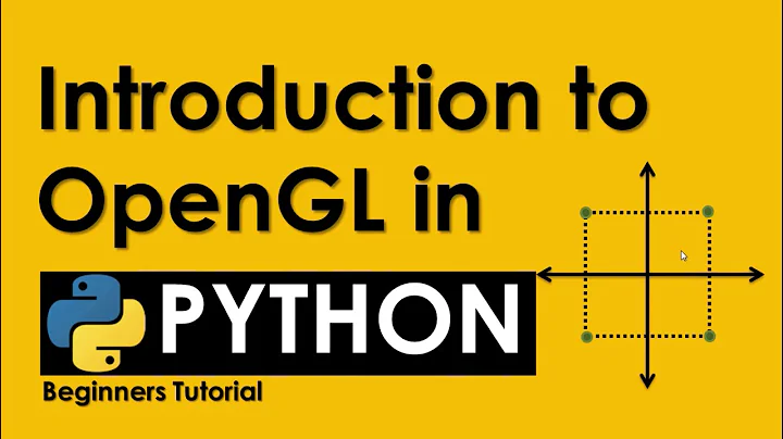 HOW TO DRAW A 2D SQUARE USING PYTHON OPENGL FOR BEGINNERS  | PYTHON TUTORIAL