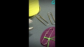 You can make this device from a paper clip for fishing. #shorts #fishing