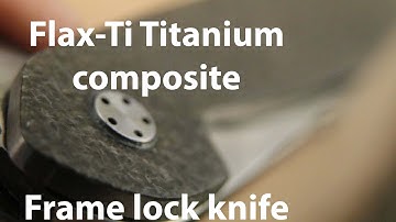 Knives by the Sea Episode 4: Making a titanium laminate frame lock knife